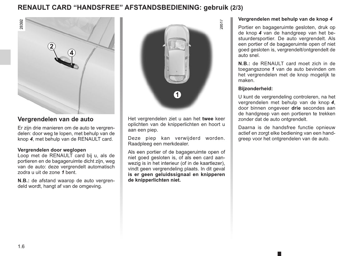 2011-2012 Renault Mégane Owner's Manual | Dutch