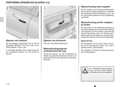 2011-2012 Renault Mégane Owner's Manual | Dutch