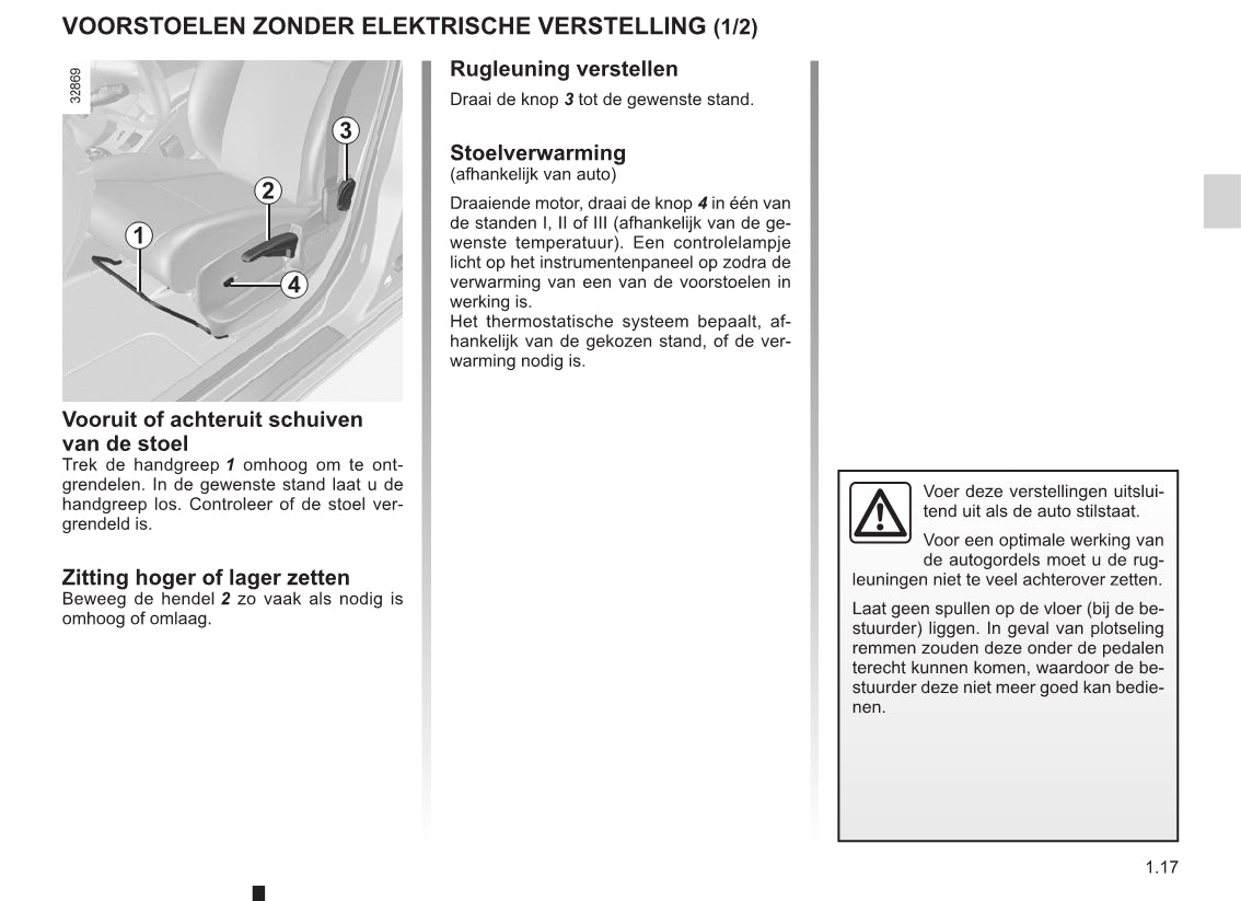 2011-2012 Renault Mégane Owner's Manual | Dutch