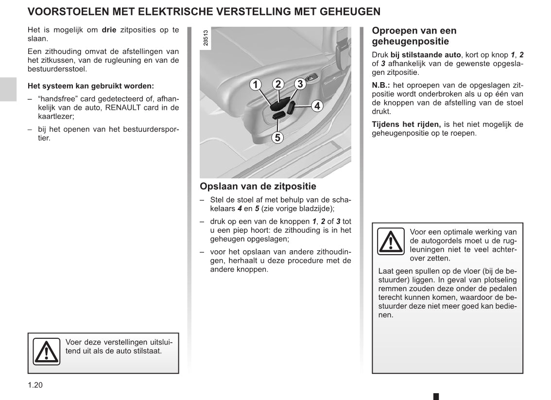 2011-2012 Renault Mégane Owner's Manual | Dutch