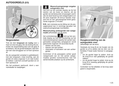 2011-2012 Renault Mégane Owner's Manual | Dutch