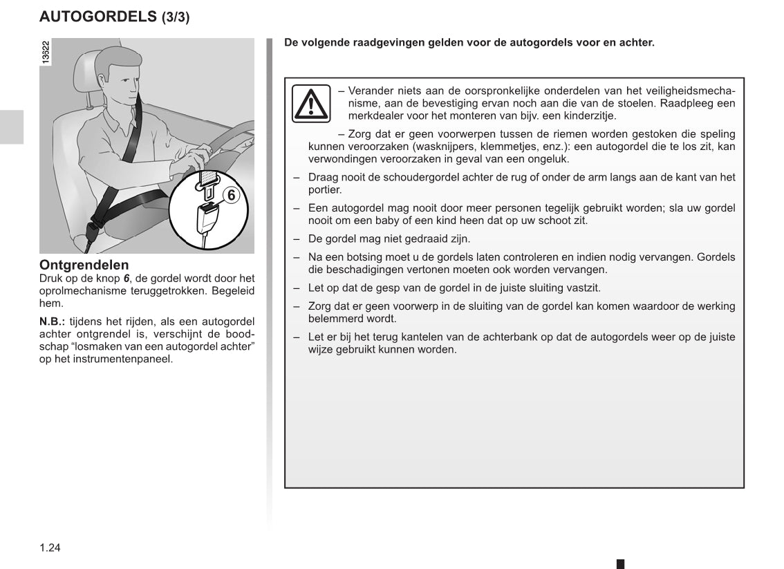 2011-2012 Renault Mégane Owner's Manual | Dutch