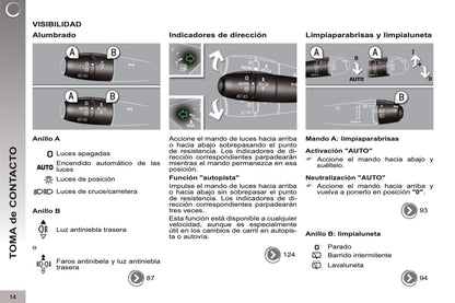 2012-2013 Peugeot 3008 Gebruikershandleiding | Spaans