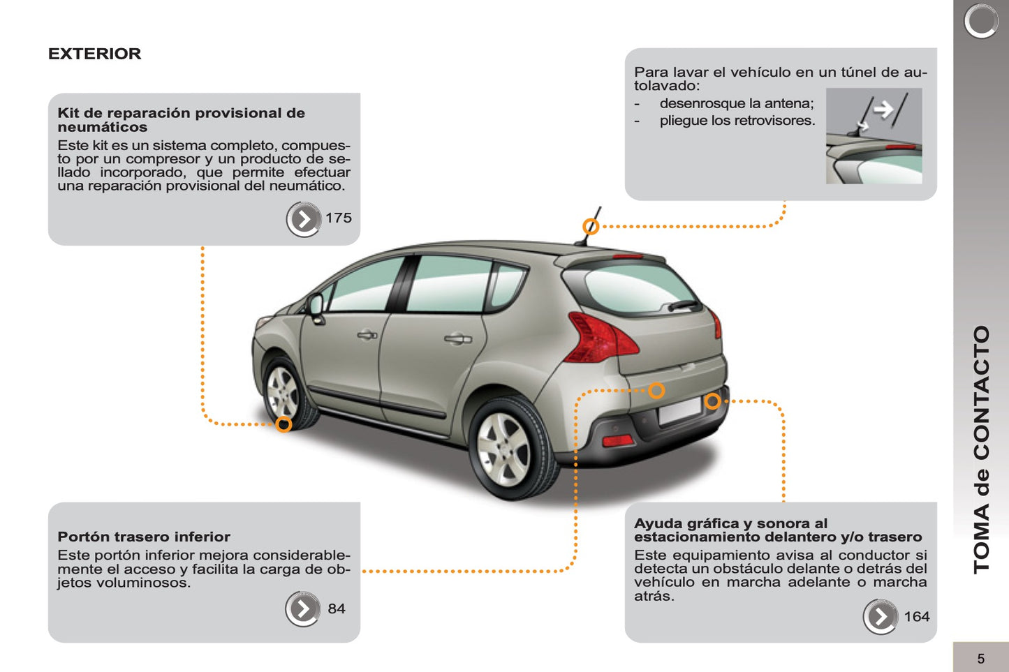 2012-2013 Peugeot 3008 Gebruikershandleiding | Spaans