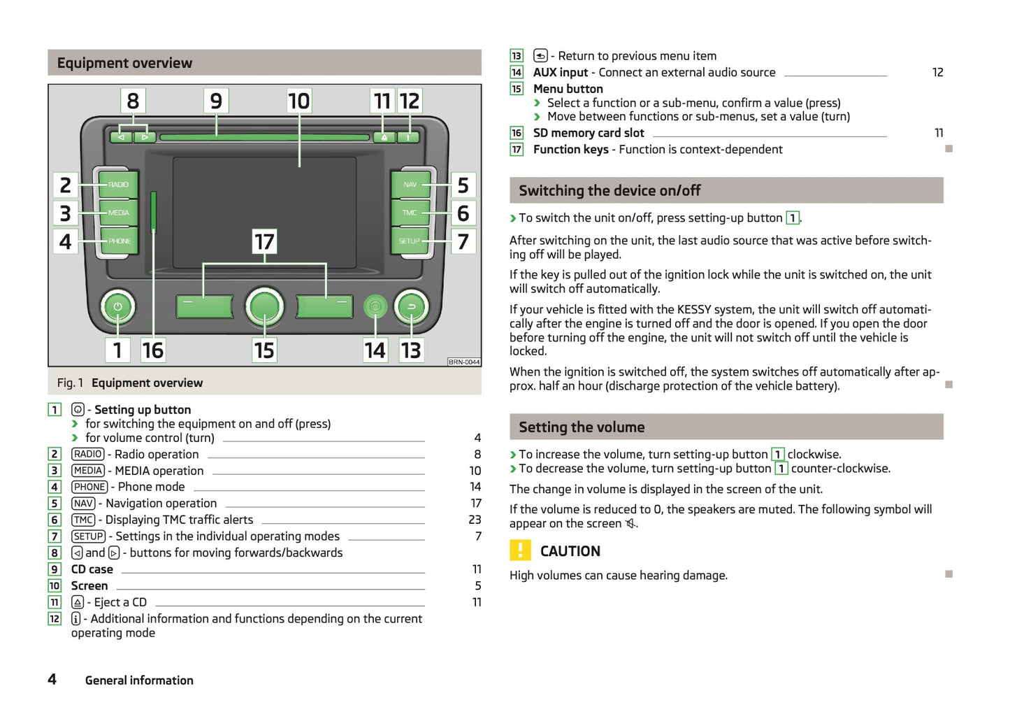 Skoda Amundsen+ Navigation System Gebruikershandleiding 2013