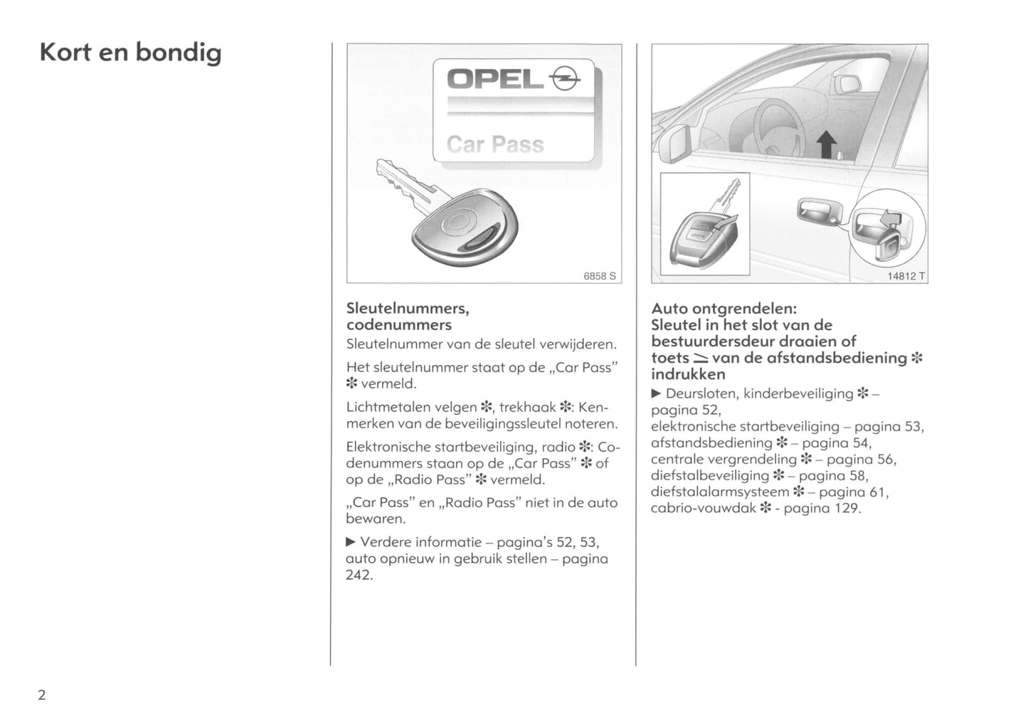 2000-2005 Opel Astra Bedienungsanleitung | Niederländisch