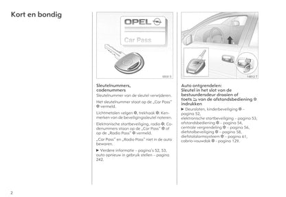 2000-2005 Opel Astra Bedienungsanleitung | Niederländisch