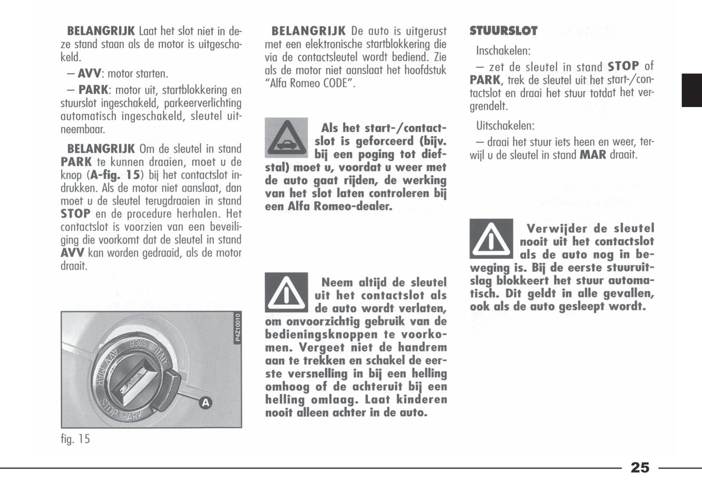 2003-2006 Alfa Romeo Spider Bedienungsanleitung | Niederländisch