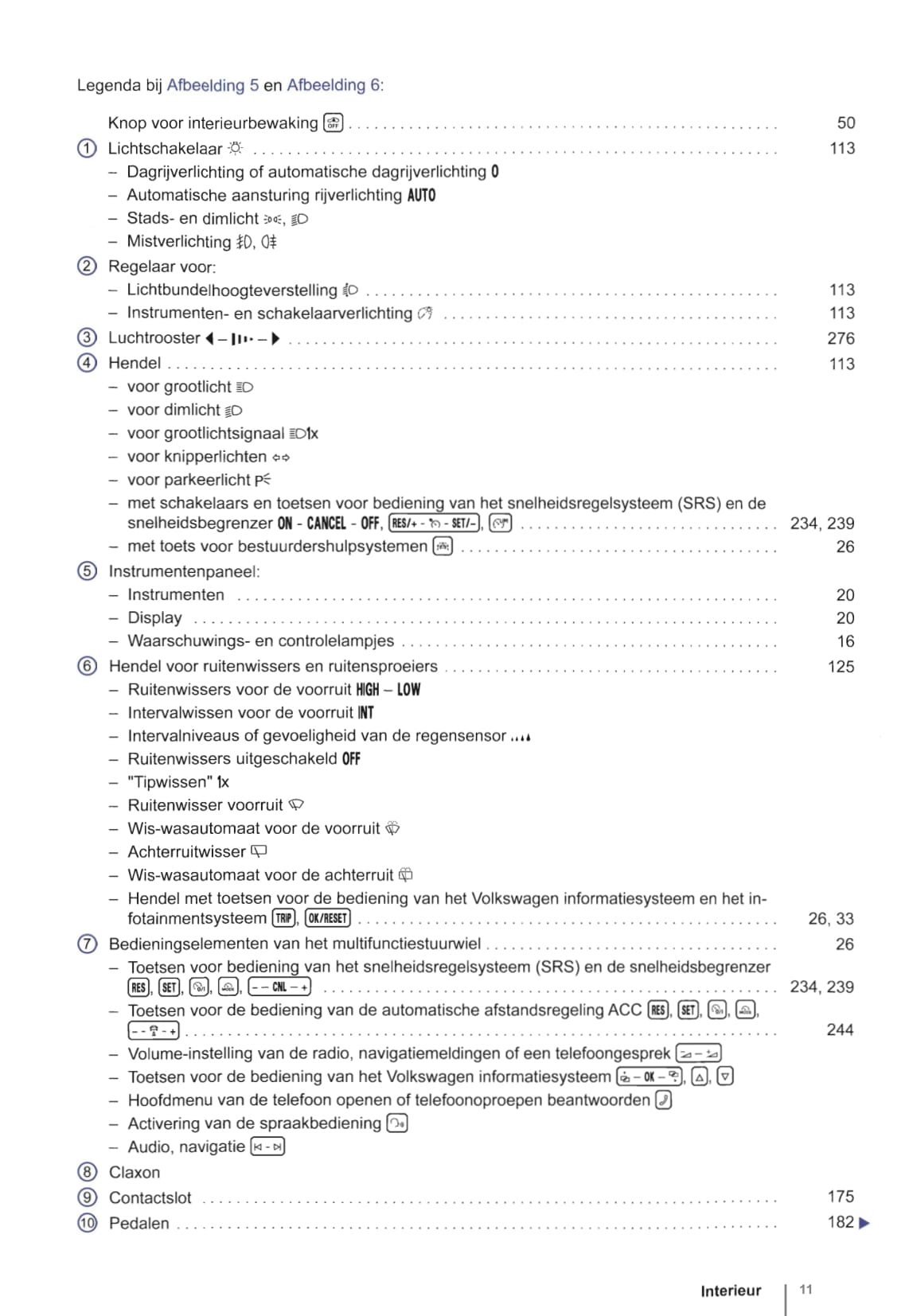 2013-2014 Volkswagen Golf Owner's Manual | Dutch