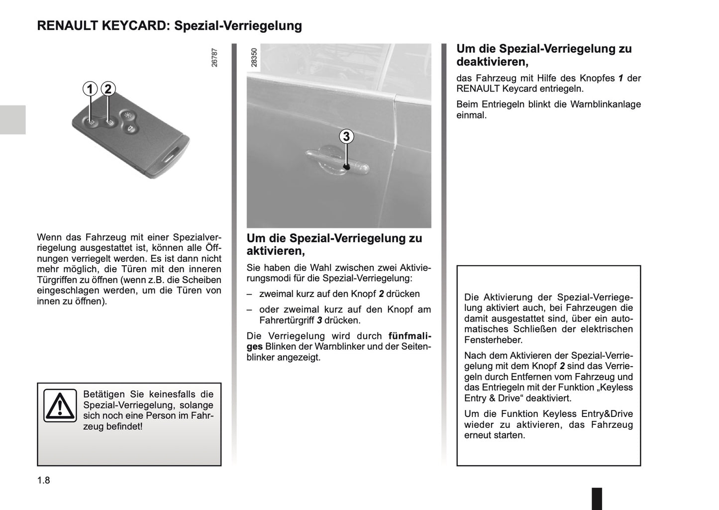 2012-2013 Renault Laguna Coupé Owner's Manual | German