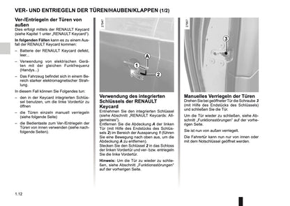 2012-2013 Renault Laguna Coupé Owner's Manual | German