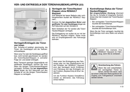 2012-2013 Renault Laguna Coupé Owner's Manual | German