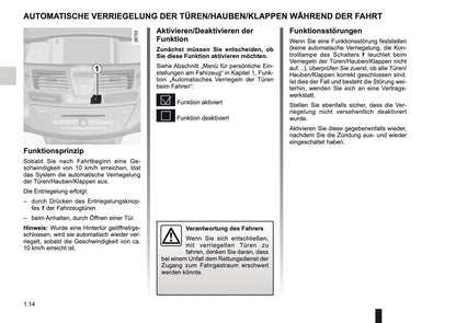 2012-2013 Renault Laguna Coupé Owner's Manual | German