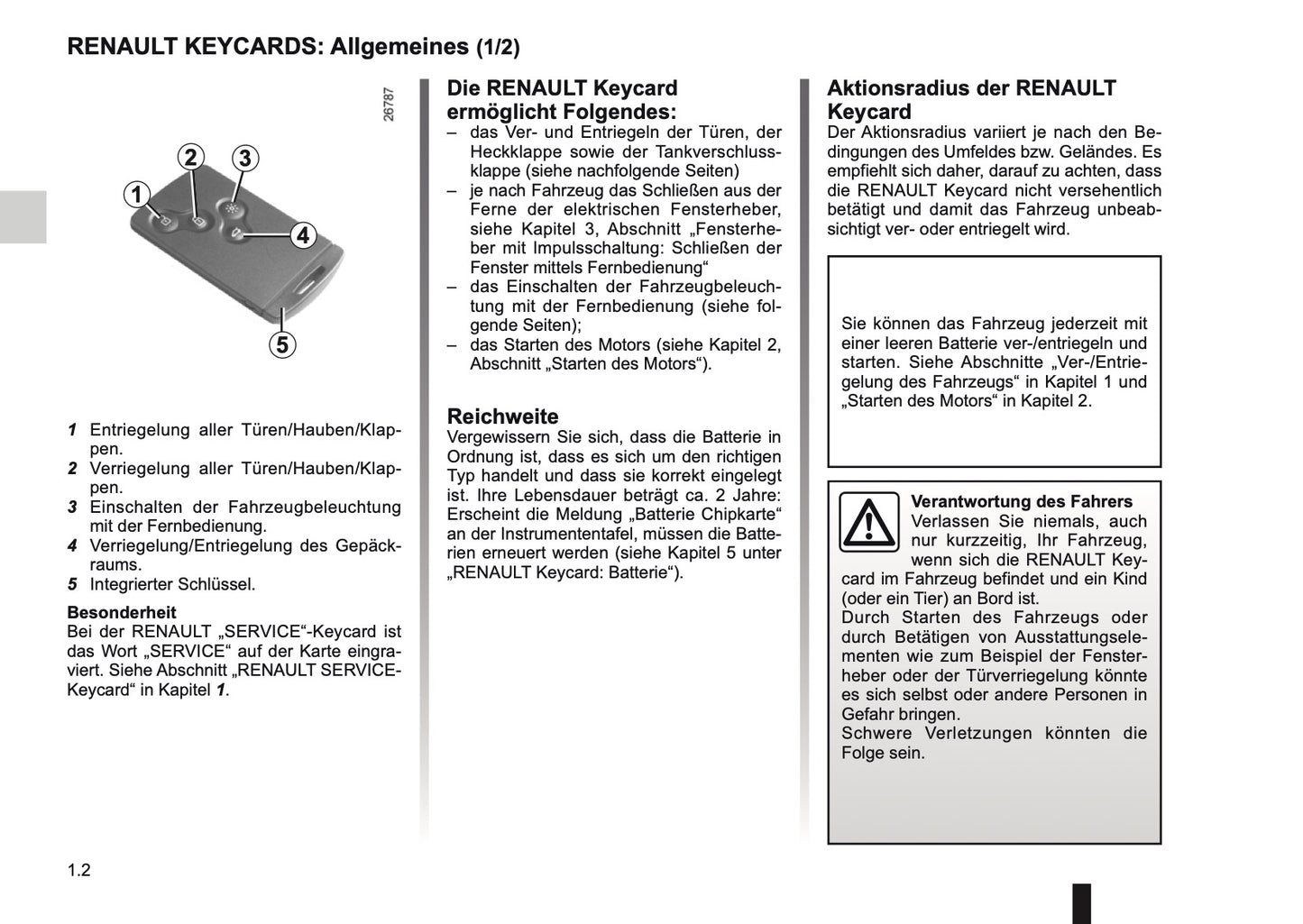 2012-2013 Renault Laguna Coupé Owner's Manual | German