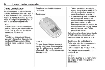 Opel Crossland X Manual de infoentretenimiento 2014 - 2019