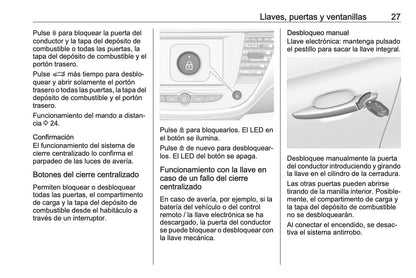 Opel Crossland X Manual de infoentretenimiento 2014 - 2019