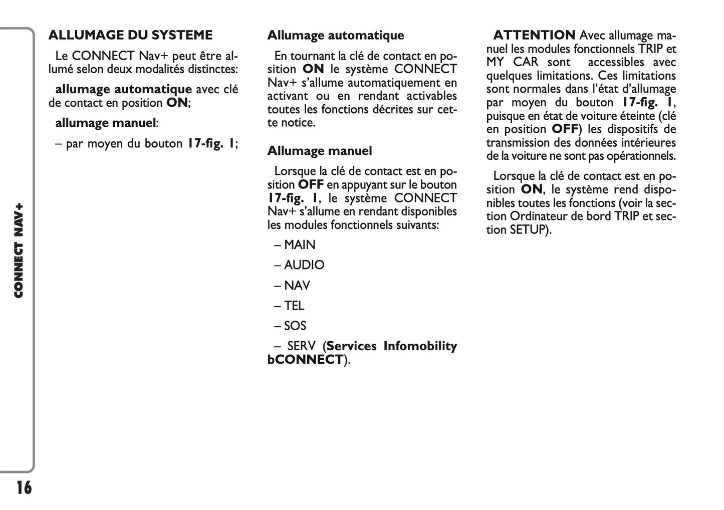 Fiat Panda CONNECT Nav+ Guide d'utilisation 2005 - 2006