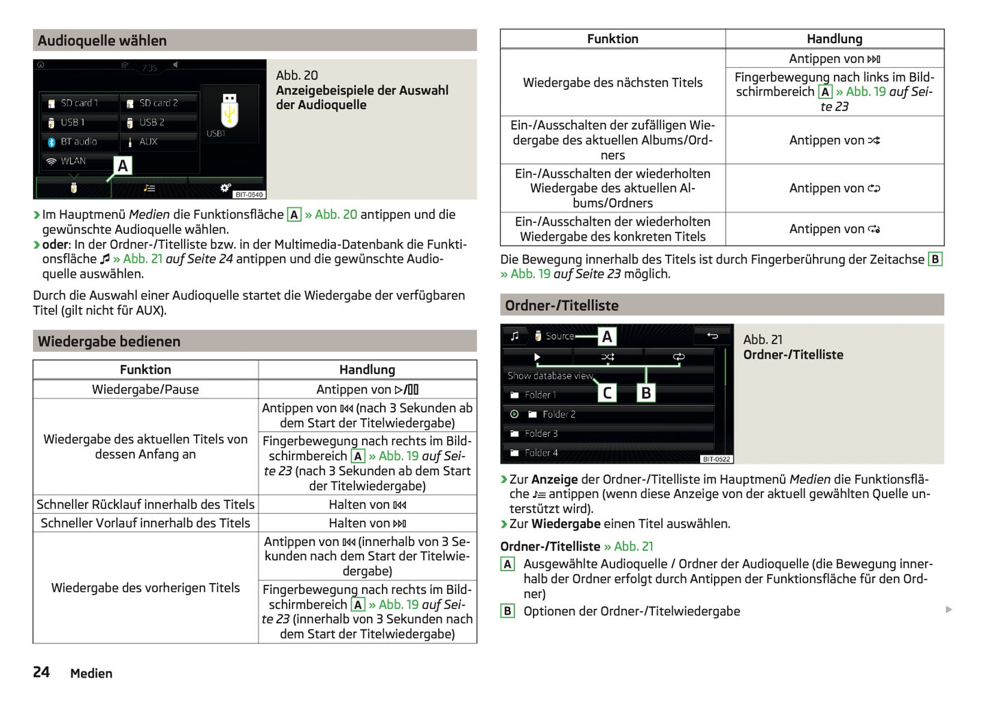 Skoda Amundsen Und Bolero Infotainment Bedienungsanleitung 2016