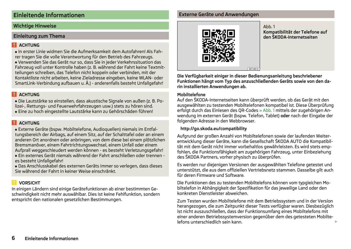 Skoda Amundsen Und Bolero Infotainment Bedienungsanleitung 2016