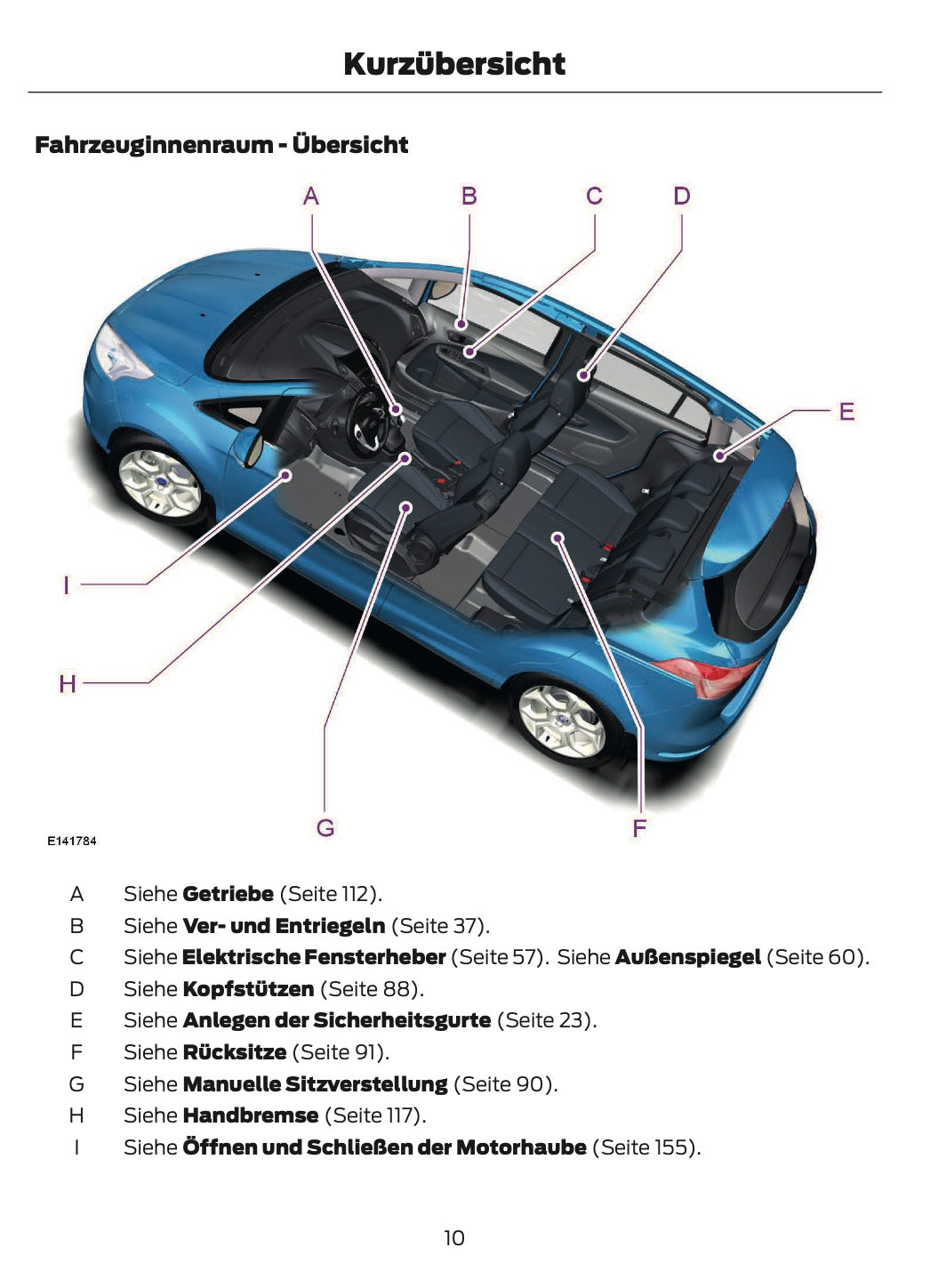 2012-2014 Ford B-Max Manuel du propriétaire | Allemand