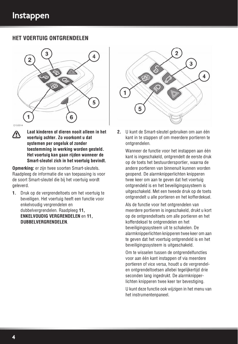 2011-2012 Jaguar XJ Owner's Manual | Dutch