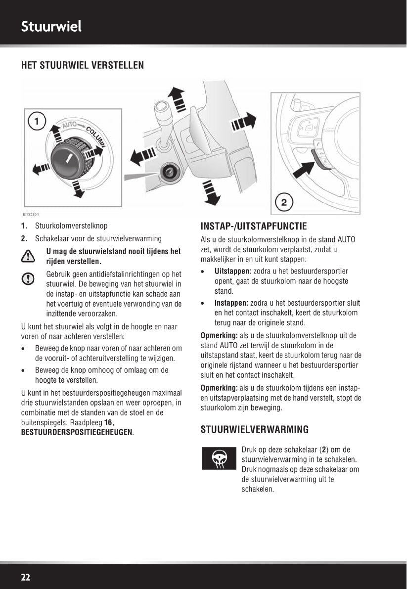 2011-2012 Jaguar XJ Owner's Manual | Dutch