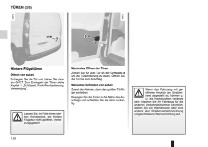 2014-2015 Renault Kangoo Z.E. Owner's Manual | German