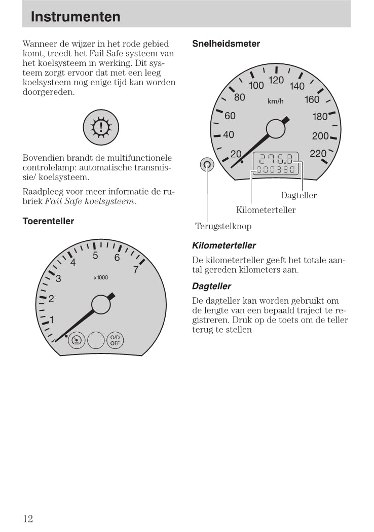 1999-2005 Ford Focus Gebruikershandleiding | Nederlands