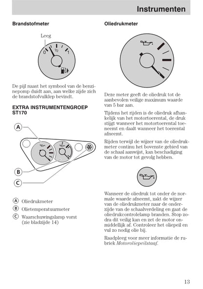 1999-2005 Ford Focus Gebruikershandleiding | Nederlands