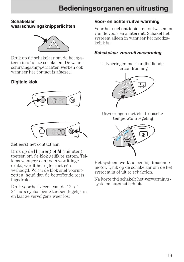 1999-2005 Ford Focus Gebruikershandleiding | Nederlands