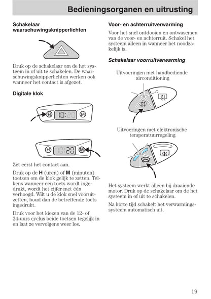 1999-2005 Ford Focus Gebruikershandleiding | Nederlands