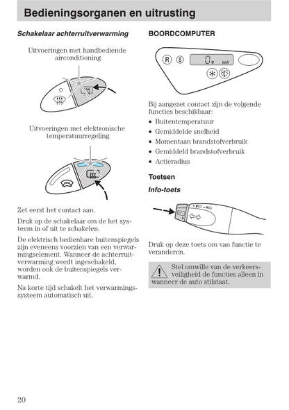 1999-2005 Ford Focus Gebruikershandleiding | Nederlands