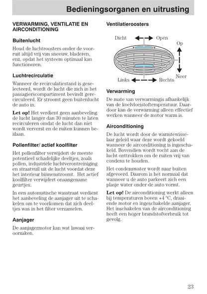 1999-2005 Ford Focus Gebruikershandleiding | Nederlands