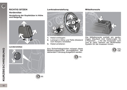 2012-2013 Peugeot 5008 Gebruikershandleiding | Duits