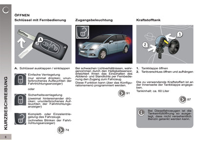 2012-2013 Peugeot 5008 Gebruikershandleiding | Duits