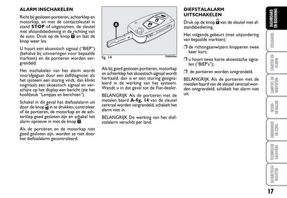 2008-2009 Fiat Bravo Bedienungsanleitung | Niederländisch