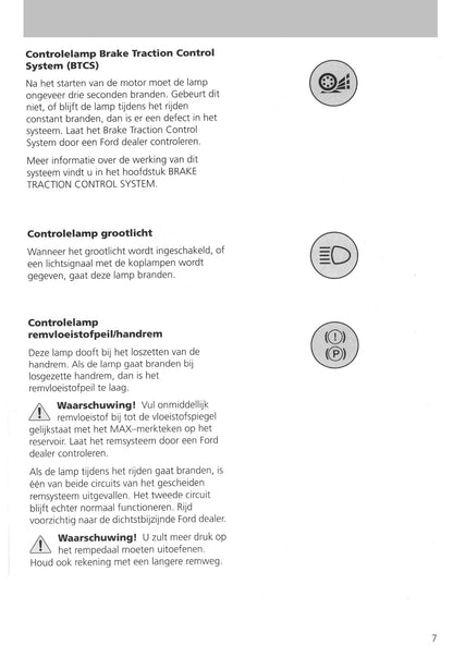 1995-1999 Ford Fiesta Owner's Manual | Dutch