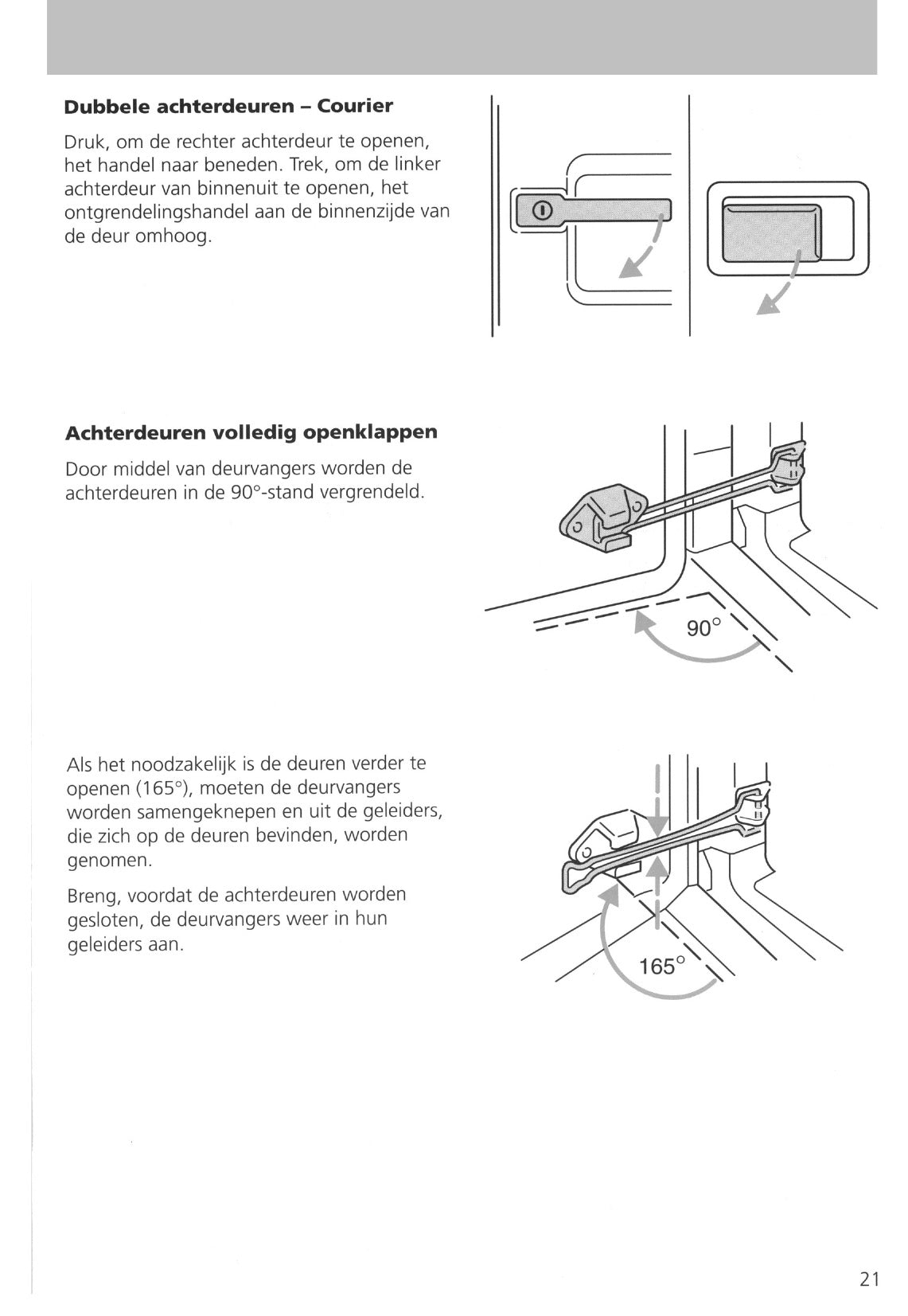 1995-1999 Ford Fiesta Owner's Manual | Dutch