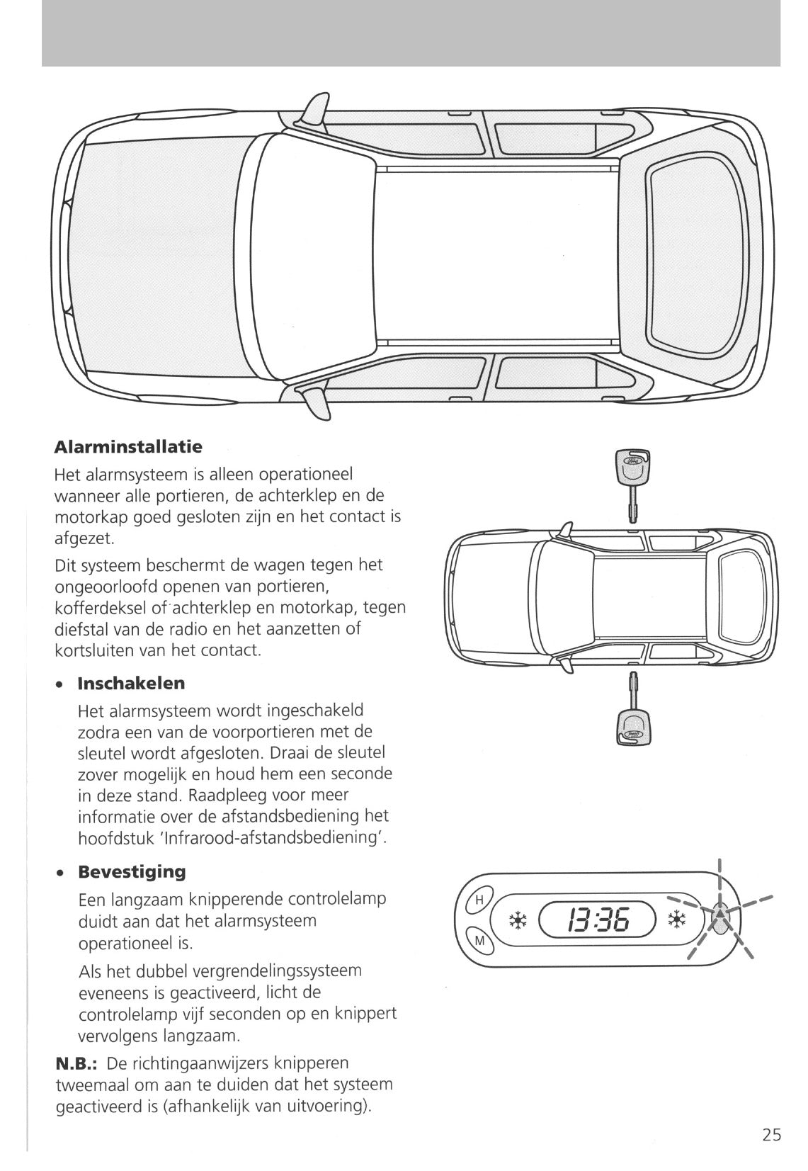 1995-1999 Ford Fiesta Owner's Manual | Dutch