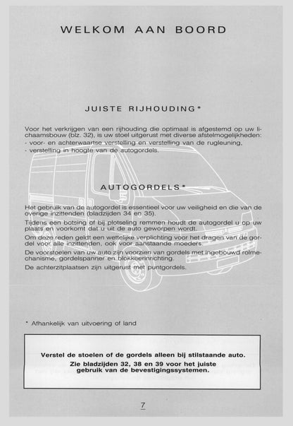 1996-1997 Citroën Jumper Bedienungsanleitung | Niederländisch