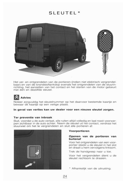 1996-1997 Citroën Jumper Bedienungsanleitung | Niederländisch