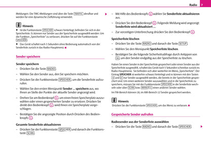 Skoda Radio-Navigationssystem Cruise Bedienungsanleitung 2008