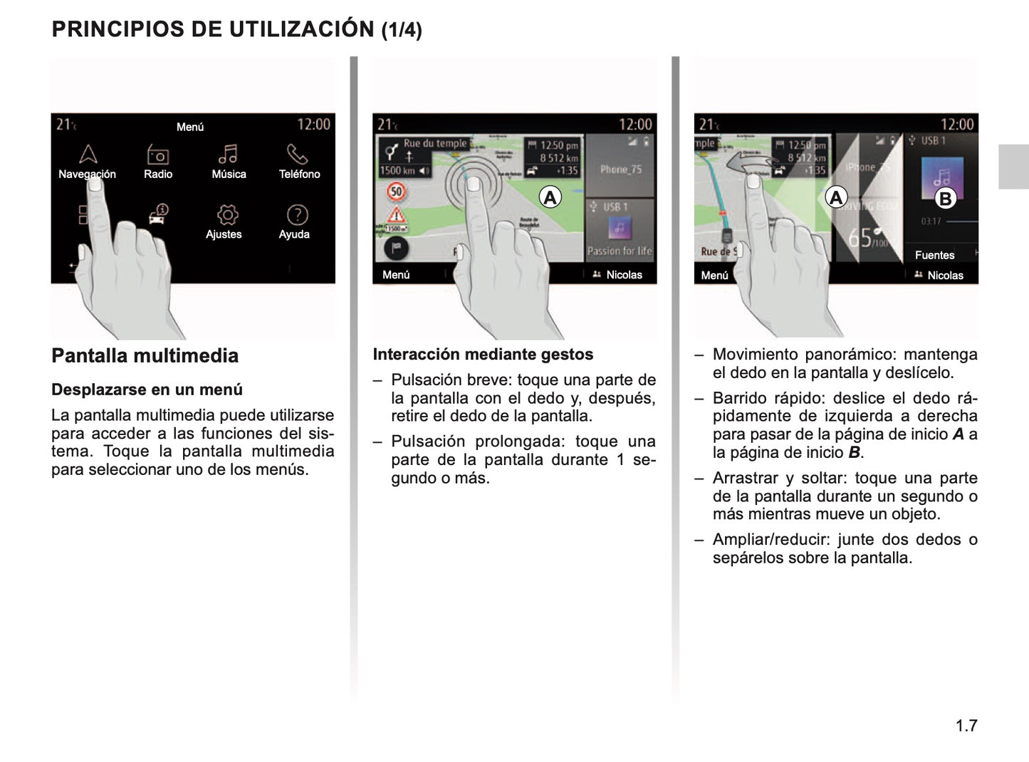 Renault Easy-Link de Instrucciones 2019 - 2020