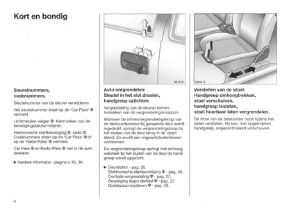 1998-2000 Opel Corsa Bedienungsanleitung | Niederländisch