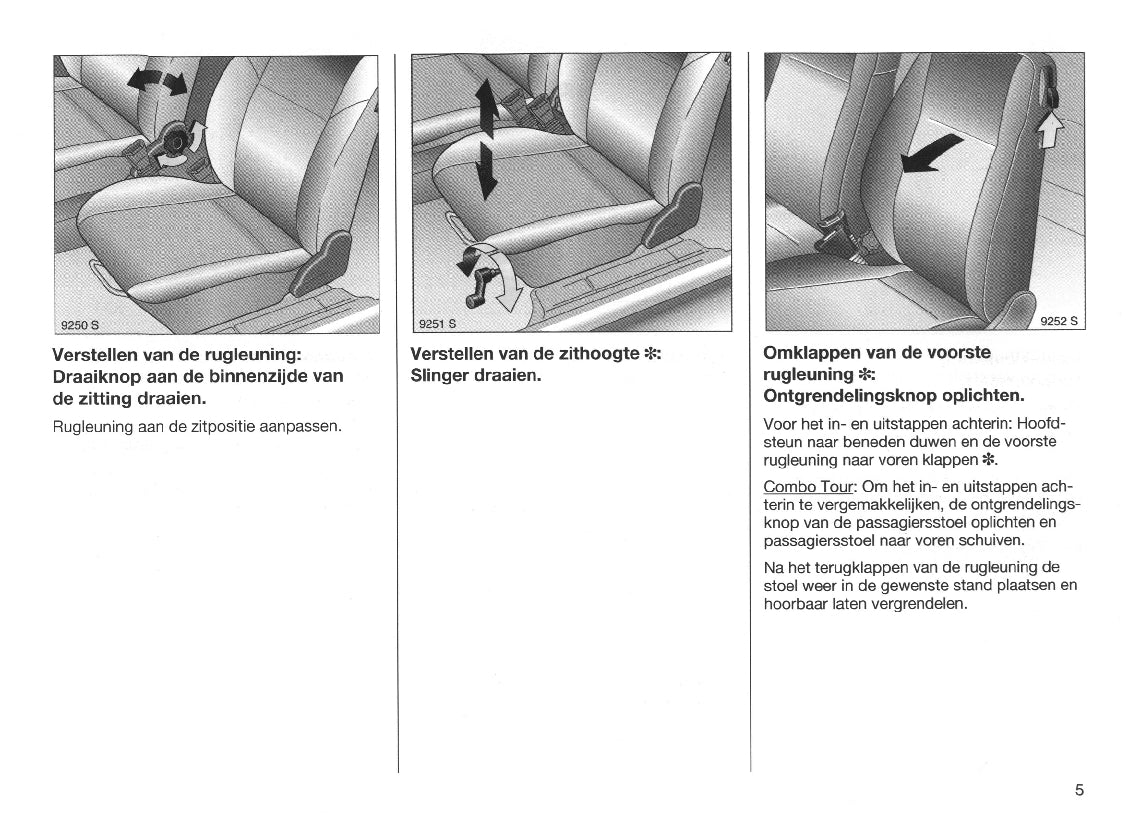 1998-2000 Opel Corsa Bedienungsanleitung | Niederländisch