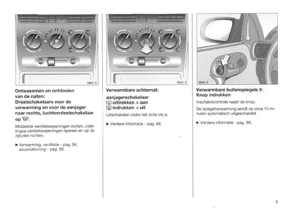 1998-2000 Opel Corsa Bedienungsanleitung | Niederländisch