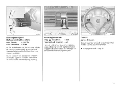 1998-2000 Opel Corsa Bedienungsanleitung | Niederländisch