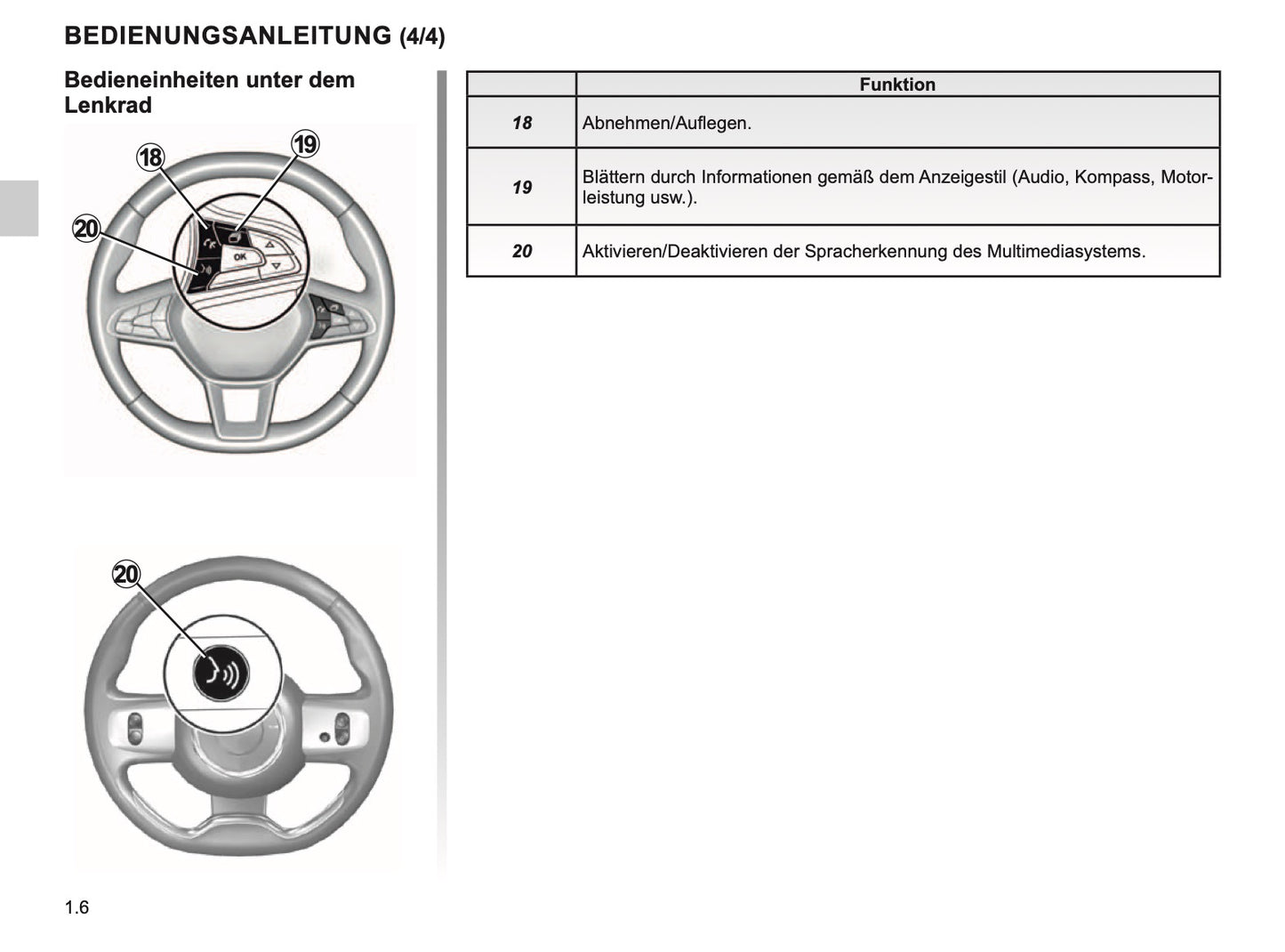 Renault Easy Connect - Multimediasysteme Bedienungsanleitung 2019