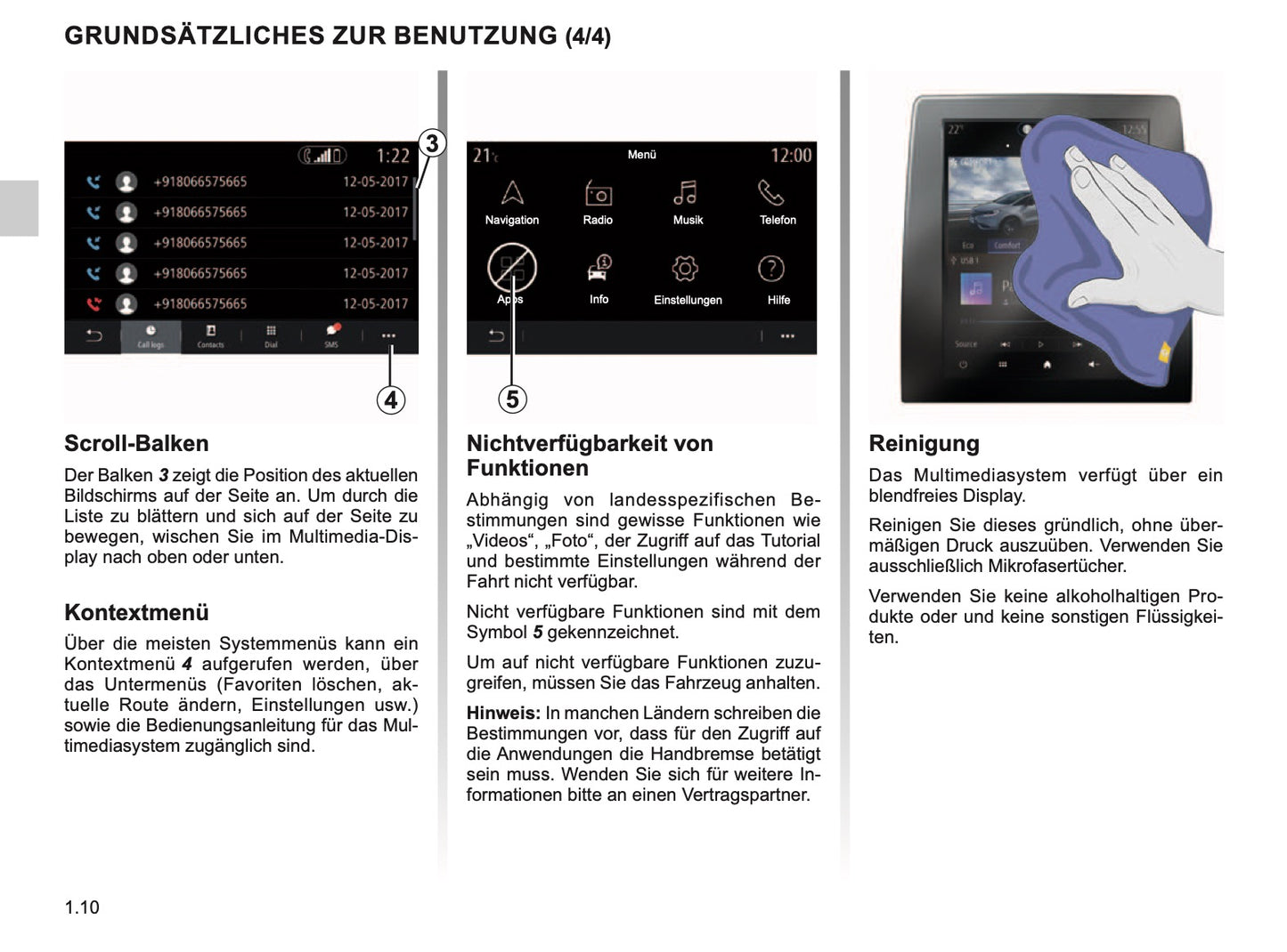 Renault Easy Connect - Multimediasysteme Bedienungsanleitung 2019