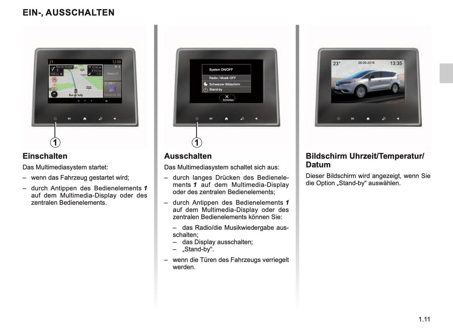 Renault Easy Connect - Multimediasysteme Bedienungsanleitung 2019